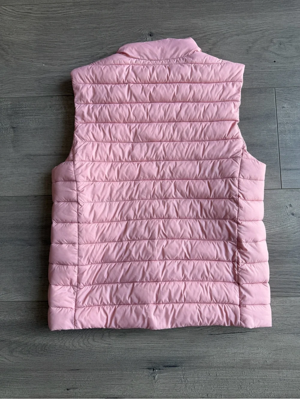 Lands End insulated puffer vest - size small (8) - muted pink